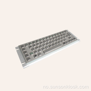 Braille Metalic Keyboard for informasjonskiosk